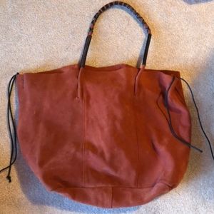 Zara soft leather tote